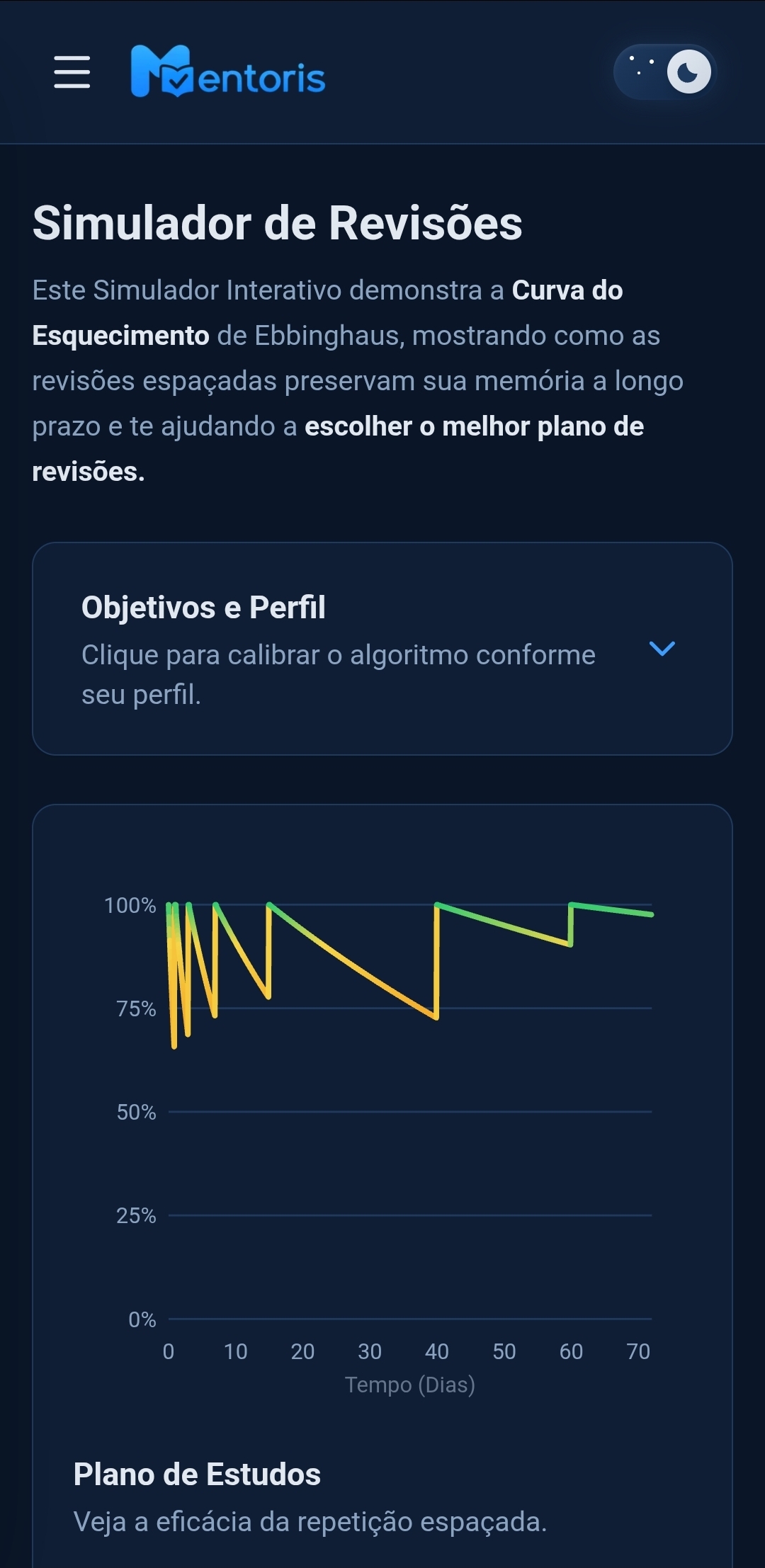 Simulador de revisões